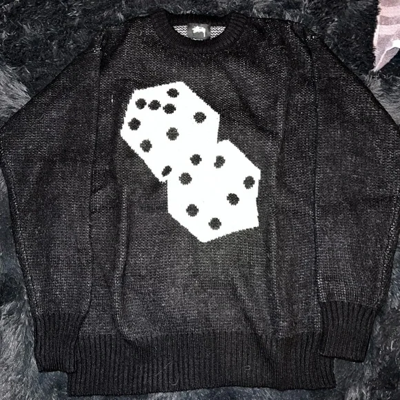 Stussy | Shirts | Stussy Dice Mohair Sweater | Poshmark